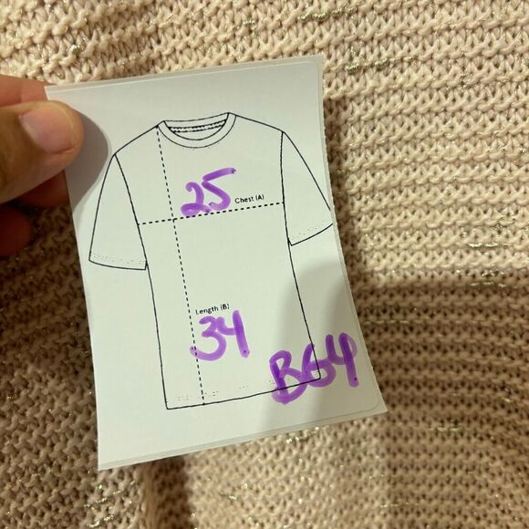 NWT Chico's Subtle Shine Naomi Pullover Sweater XL 3/4 Sleeve Fas Veranda Blush - Picture 9 of 9